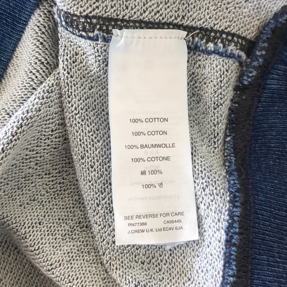 J Crew Wallace And Barnes Shirt Sleeve Shirt Small Indigo Blue - Picture 9 of 10